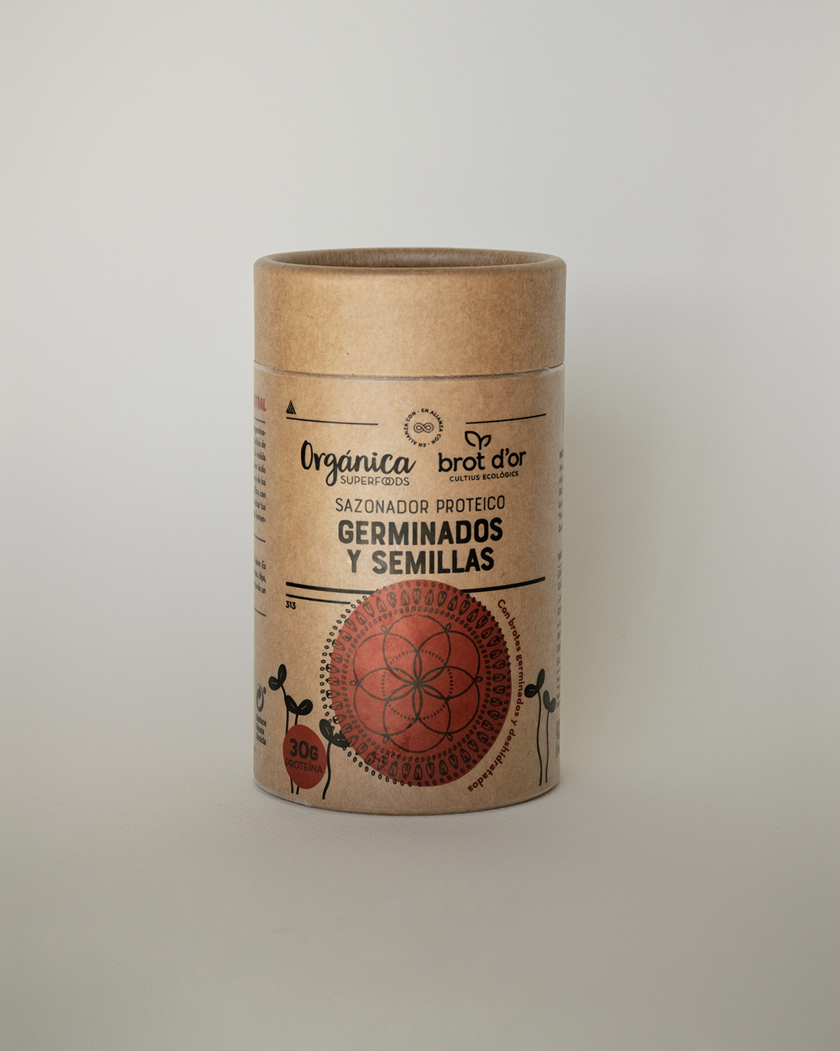 Condiment proteic amb germinats i llavors